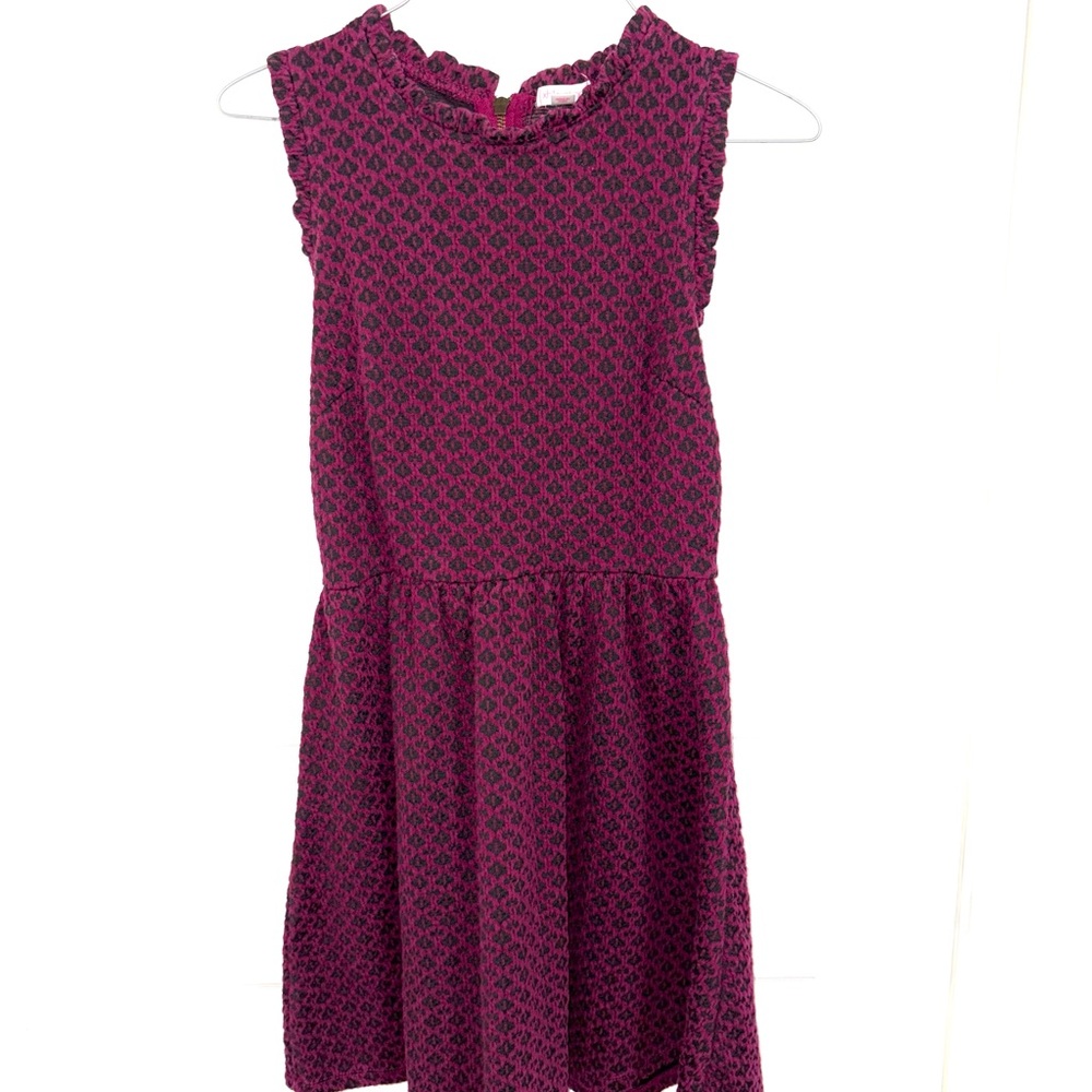 Xhilaration Sleeveless Pink Patterned Knit Dress